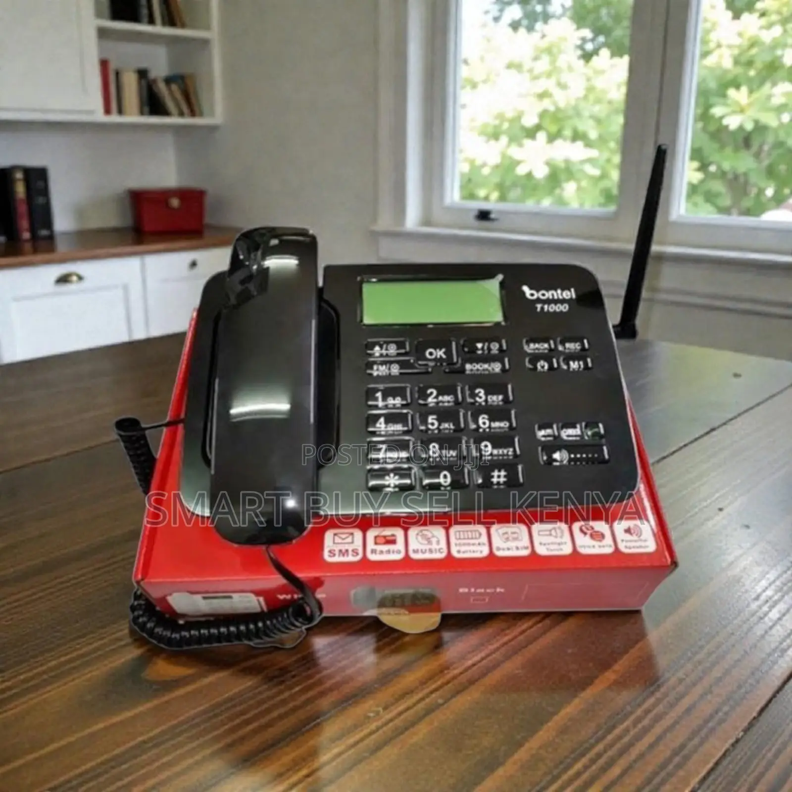 Dual Sim Noise Reduction Bontel T1000 GSM Fixed Desktop Phone