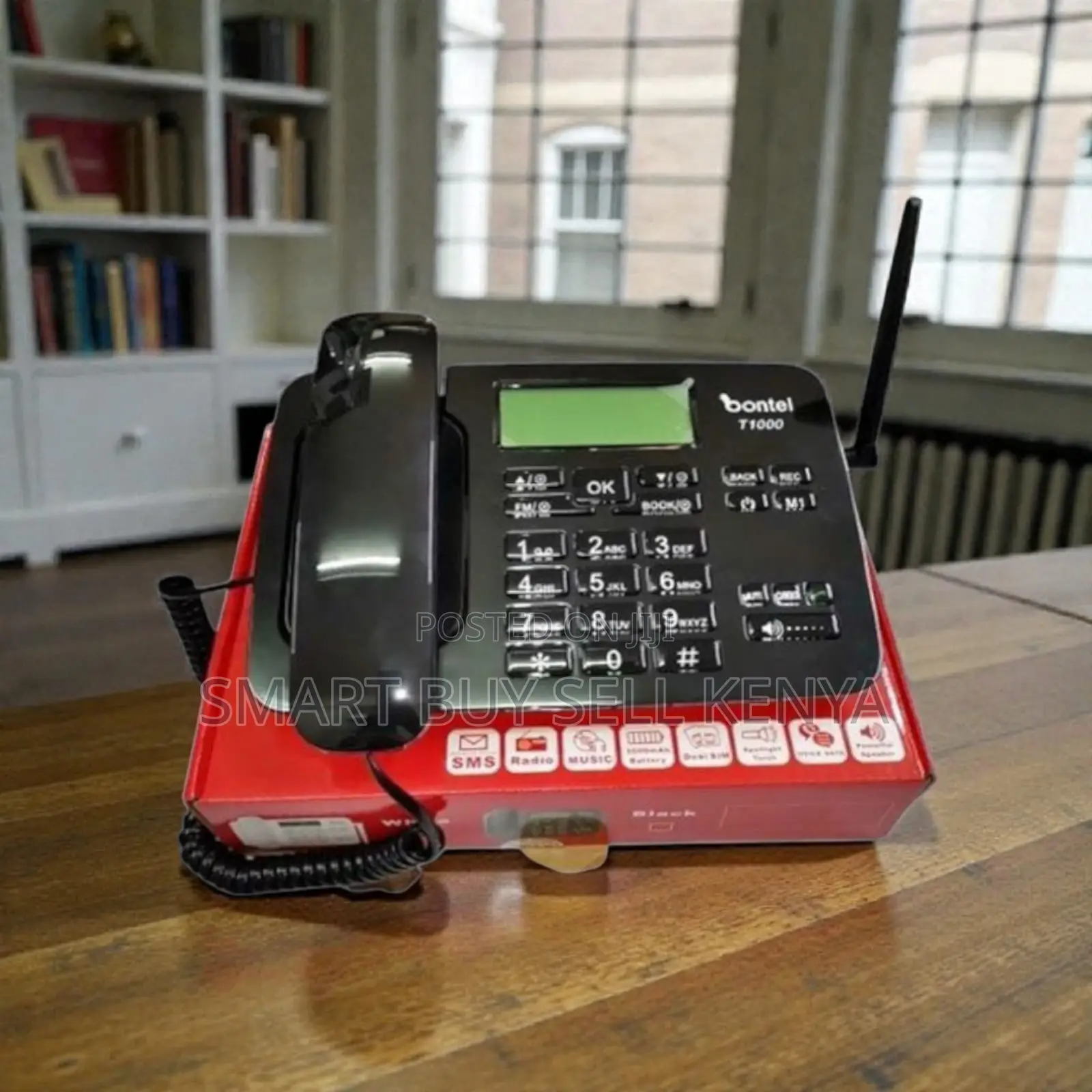 Dual Sim Easy Dialing Bontel T1000 GSM Wireless Office Landline Phone