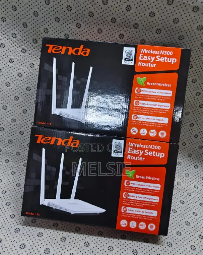 Tenda Router N300 Wireless F3 Wireless Router