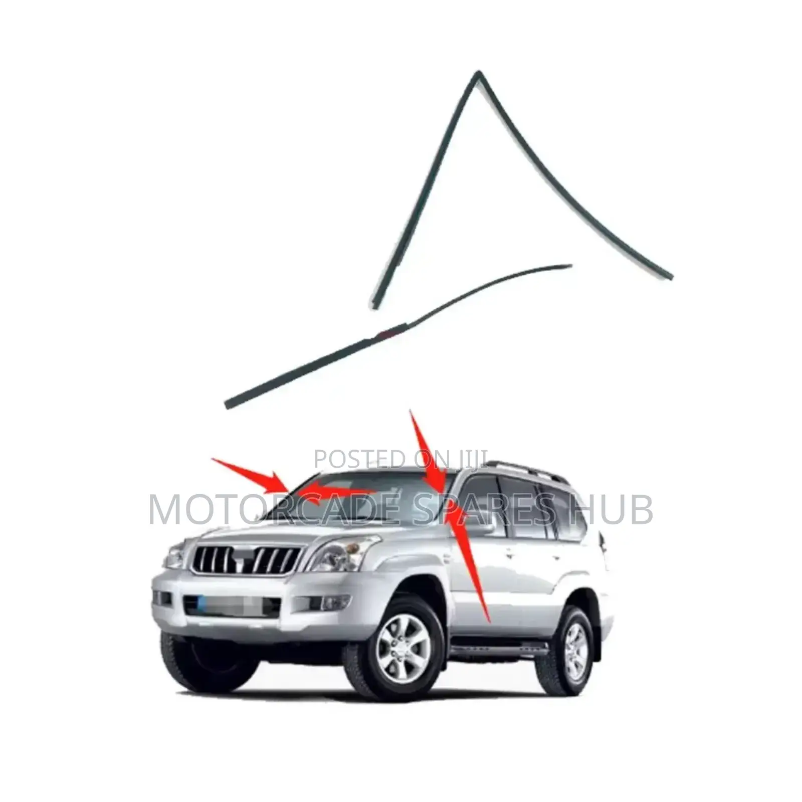 Toyota Landcruiser Prado J120 2003-2009 Windscreen Finisher