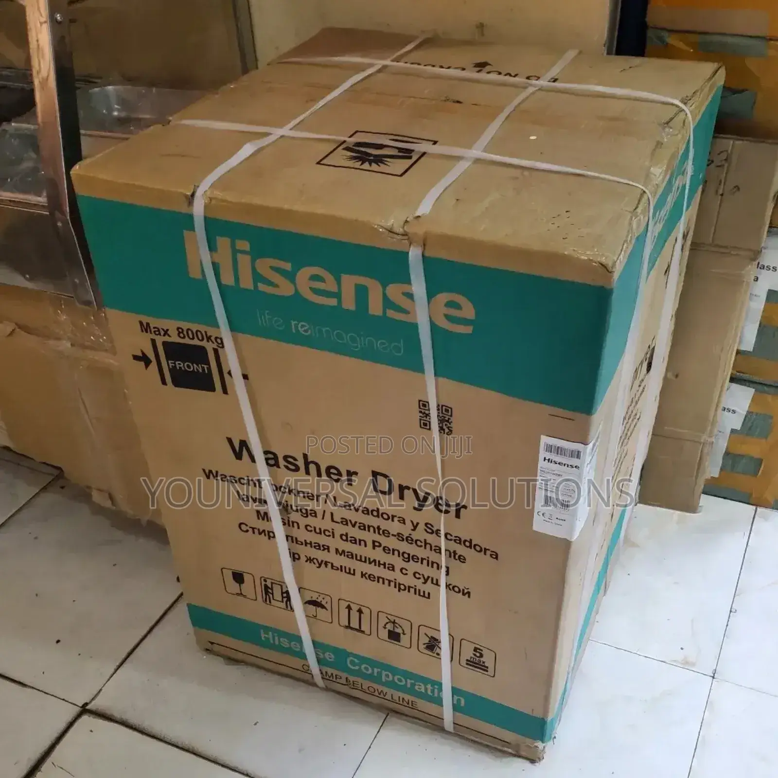 Hisense Front Load 10/6kg Wash Dry