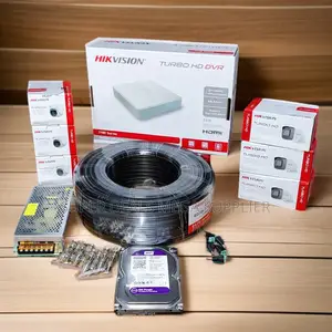 Hikvision 6 Turbo Hd 2mp CCTV Cameras Waterproof Complete System Kit