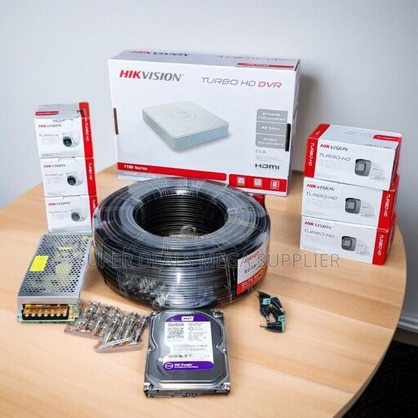Hikvision 6 Turbo Hd 1080p CCTV Heavy Duty Build Complete System Kit