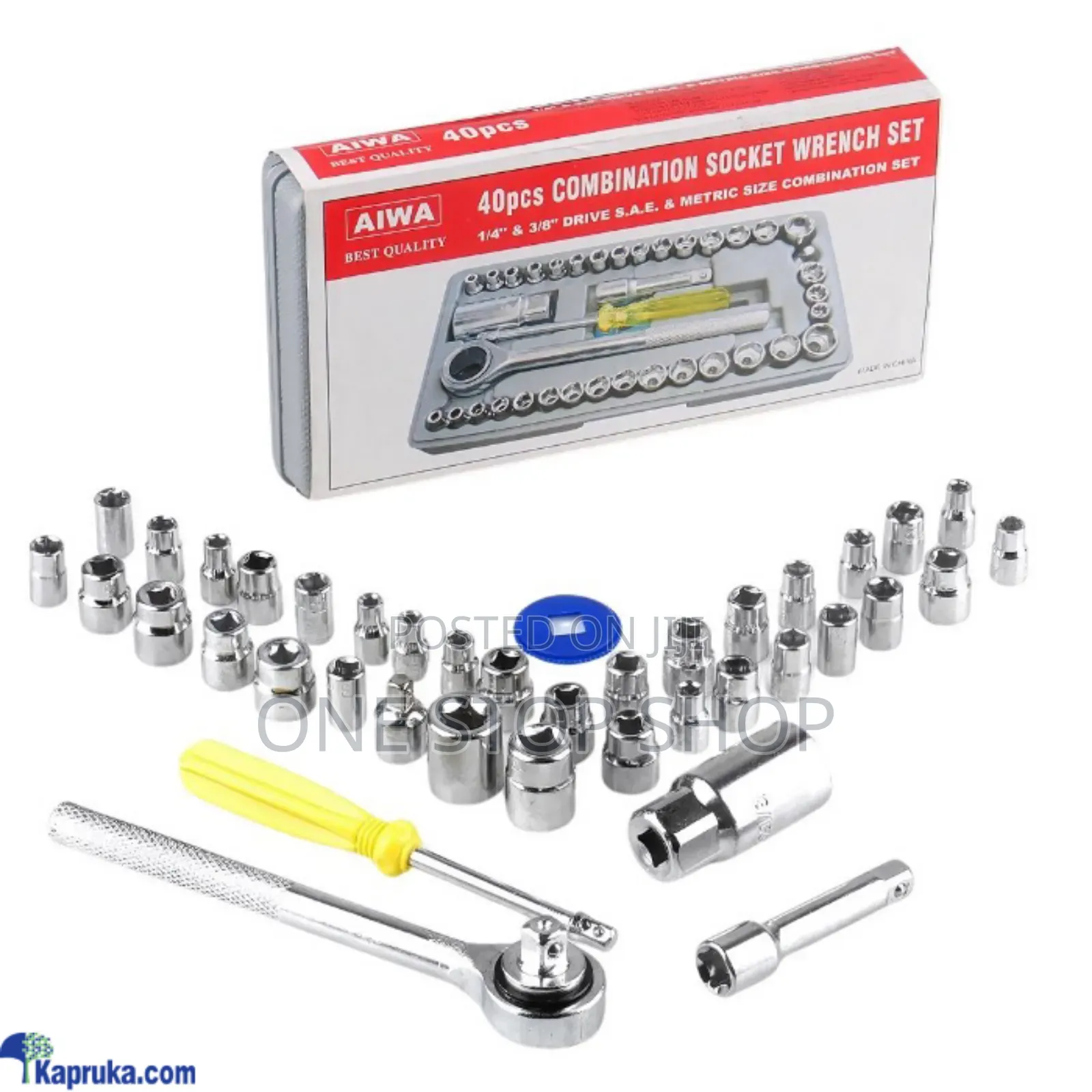 40pc Toolkit Repairing Socket Wrench Set