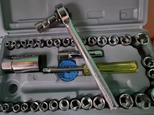 40pc Toolkit Repairing Socket Wrench Set - thumbnail 2