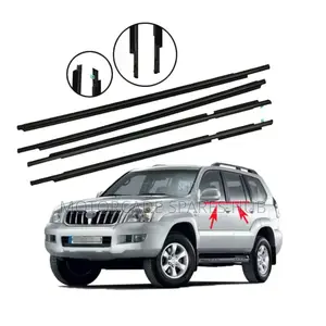 Toyota Landcruiser Prado J120 Window Weather Strips Moulding Black
