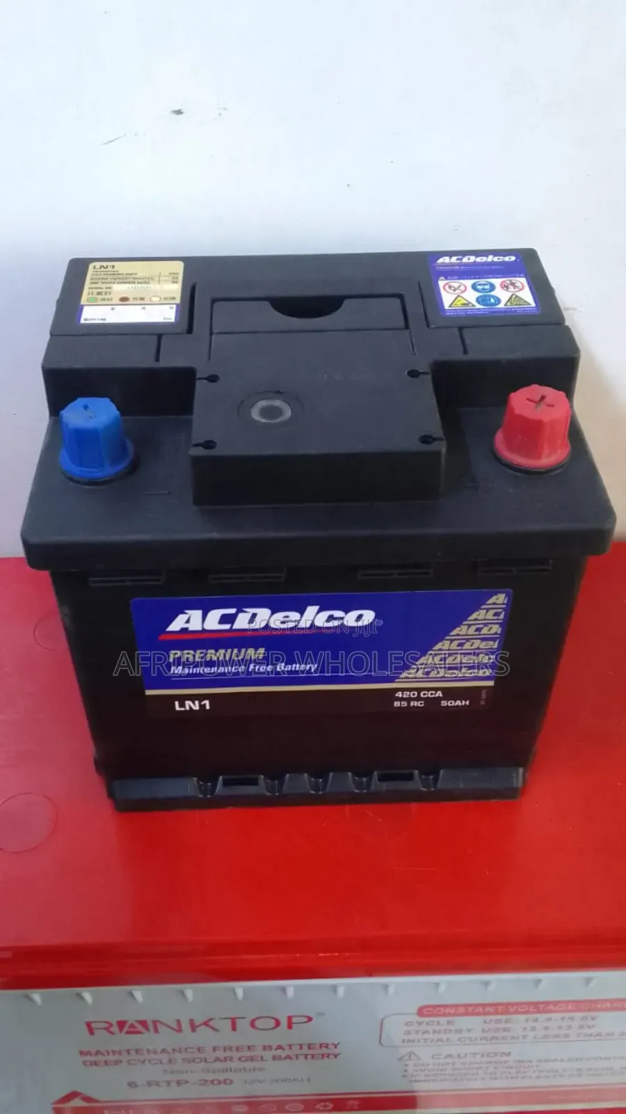 Acdelco Ln1 Din 50 Car Battery Mf