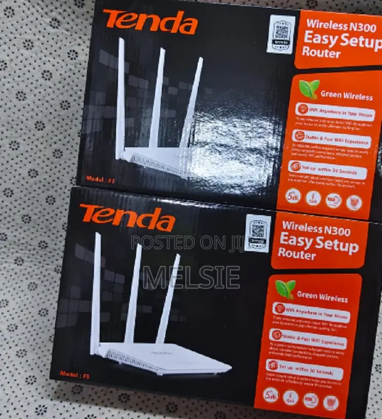 Tenda F3 300mbps Wireless Router Stable and Fast Wireless Performance