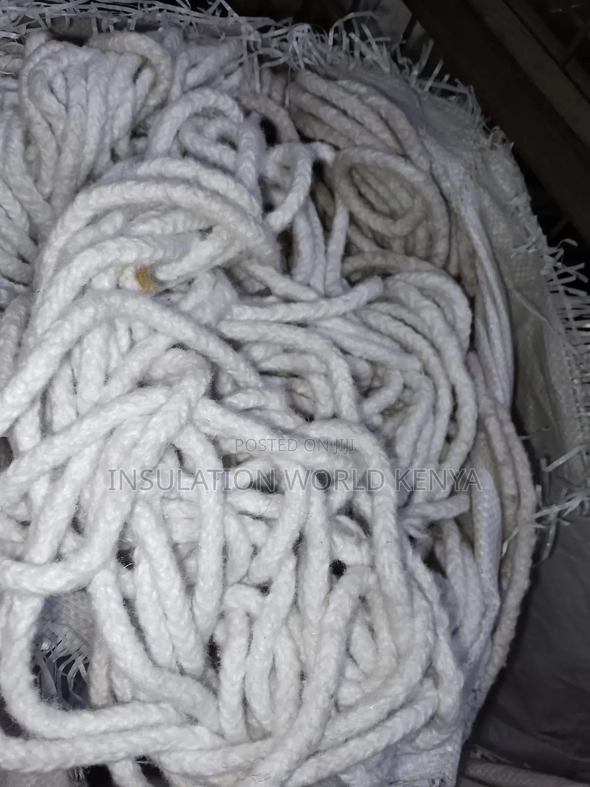 Ceramic Fiber Square Rope 1260°C – Furnace Kiln 10mm Non-Asbestos