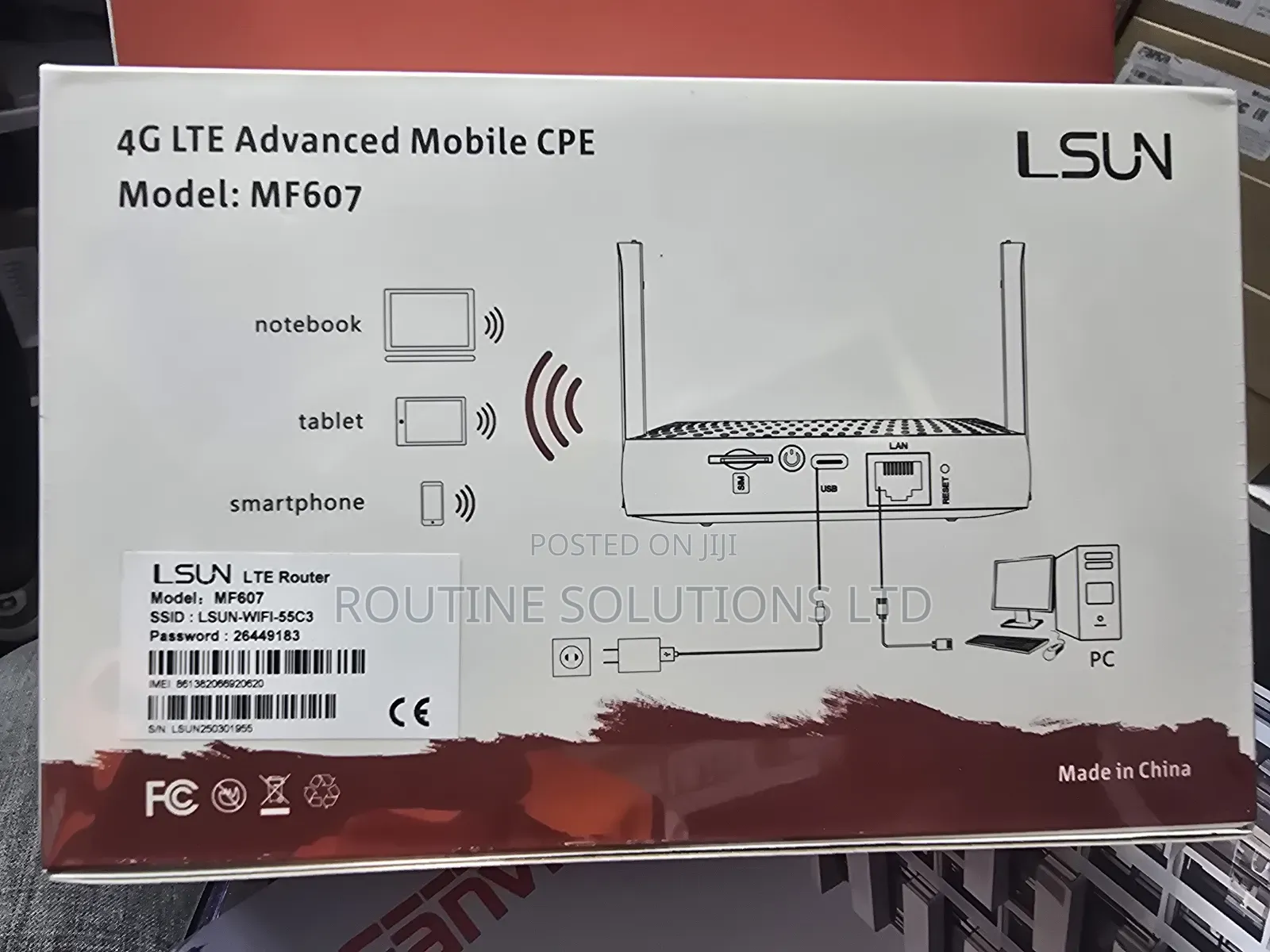 Lsun 4g Lte Simcard Mobile Cpe Router Mf607
