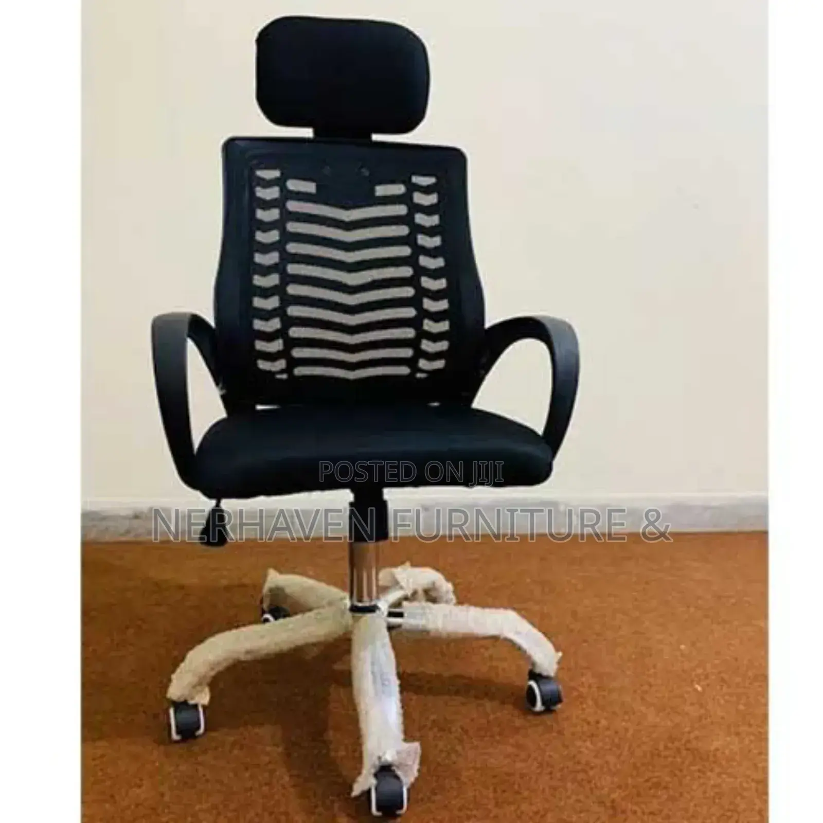 Ergonomic Office Study Chair With Head Support