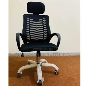 Ergonomic Office Study Chair With Head Support