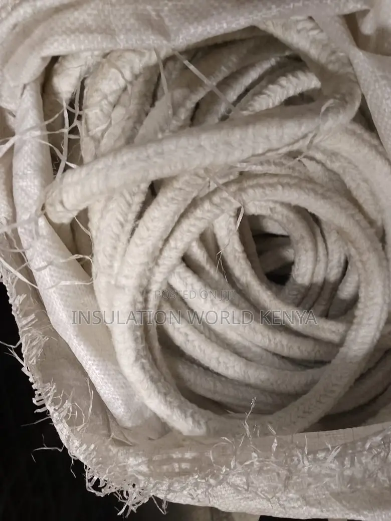 Ceramic Fiber Square Rope 1260°C – Kiln Door 14mm Non-Asbestos