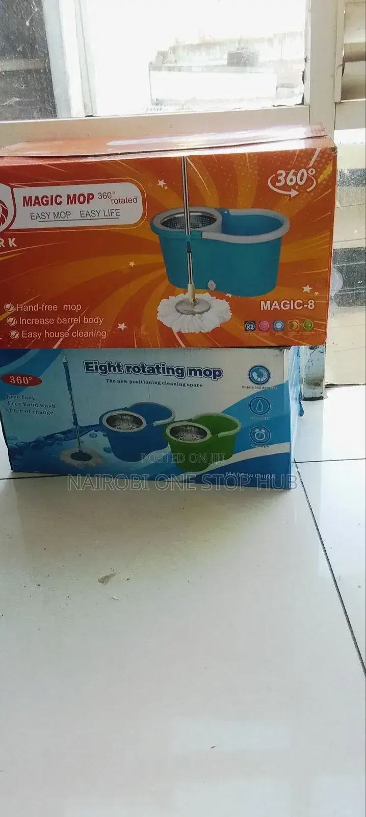 Magic Spin Mop for Home Cleaning