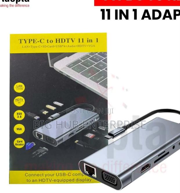 Type C to Hdmi 11 in 1 Adapter  - main view
