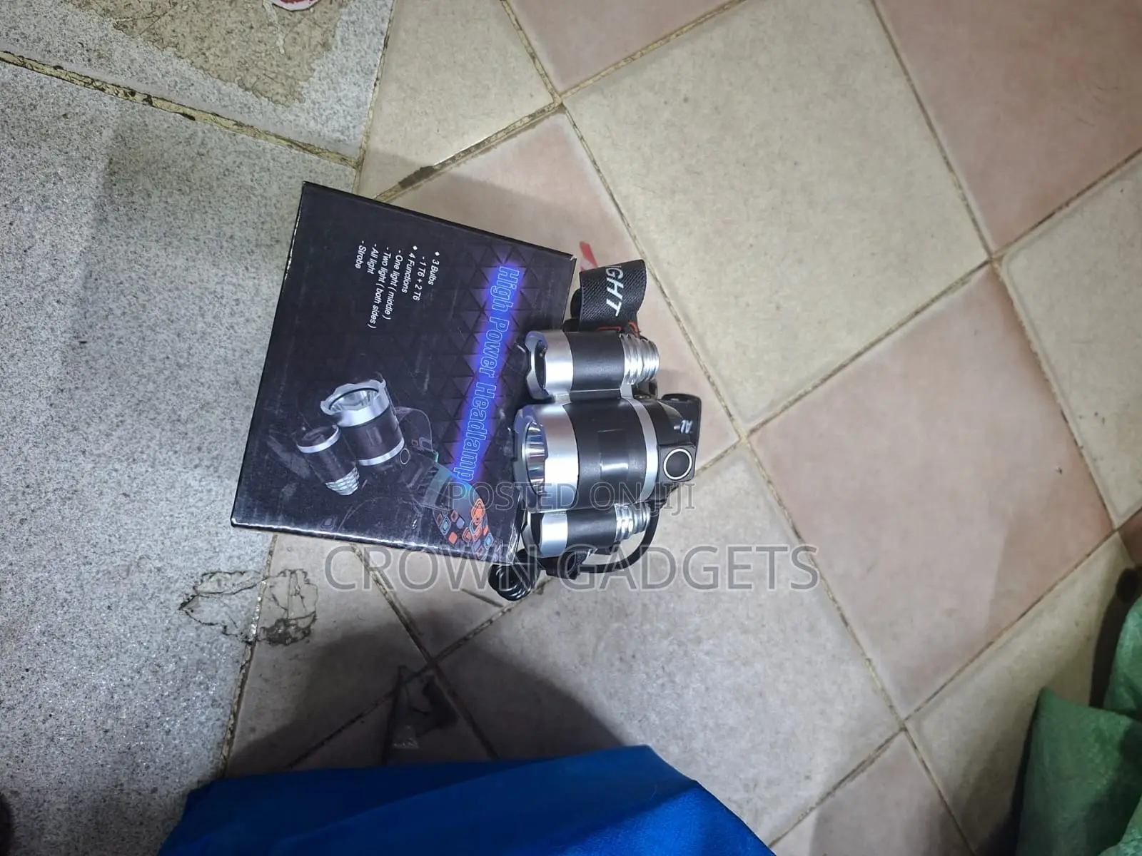 Powerful T6 Led Headlamp for Camping Hiking