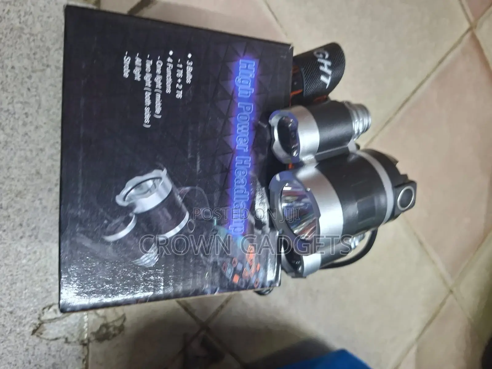 Waterproof High Power Headlamp for Outdoor Activities