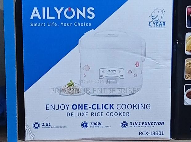 Ailyons RCX-18b01 1.8l 3-in-1 Deluxe Electric Rice Cooker