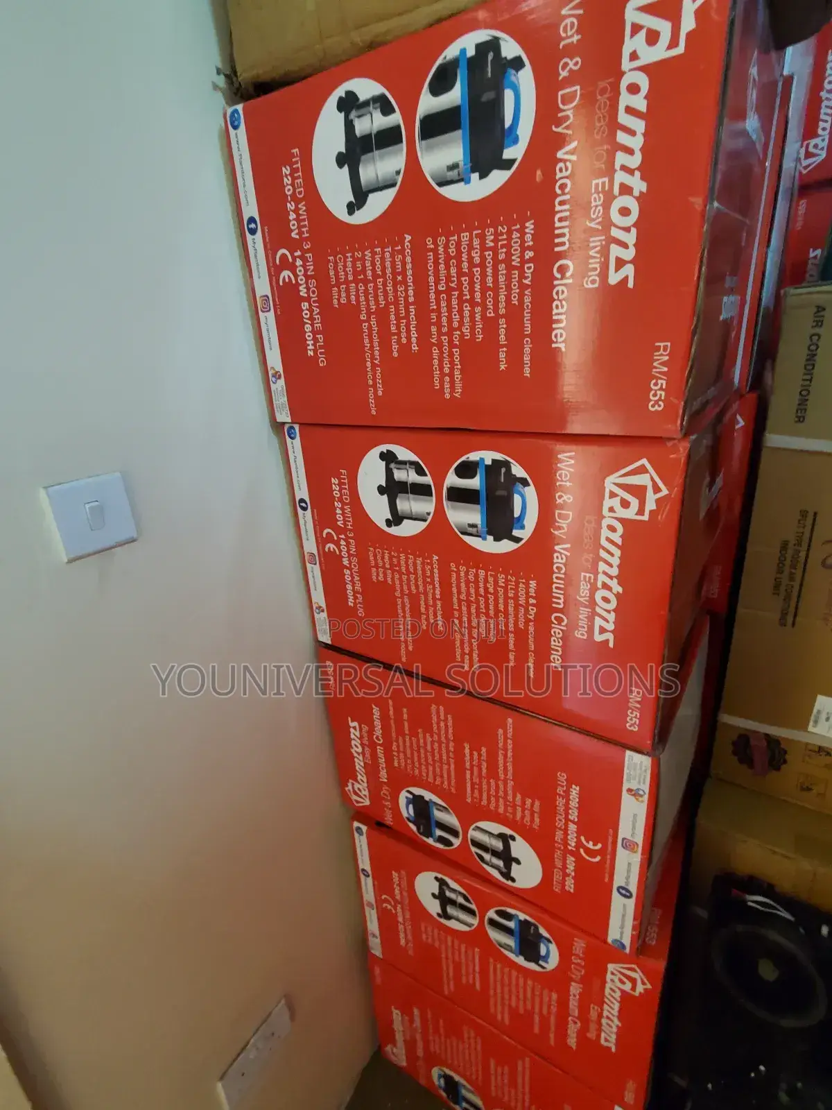 Vacuum Cleaner Wet and Dry Ramtons