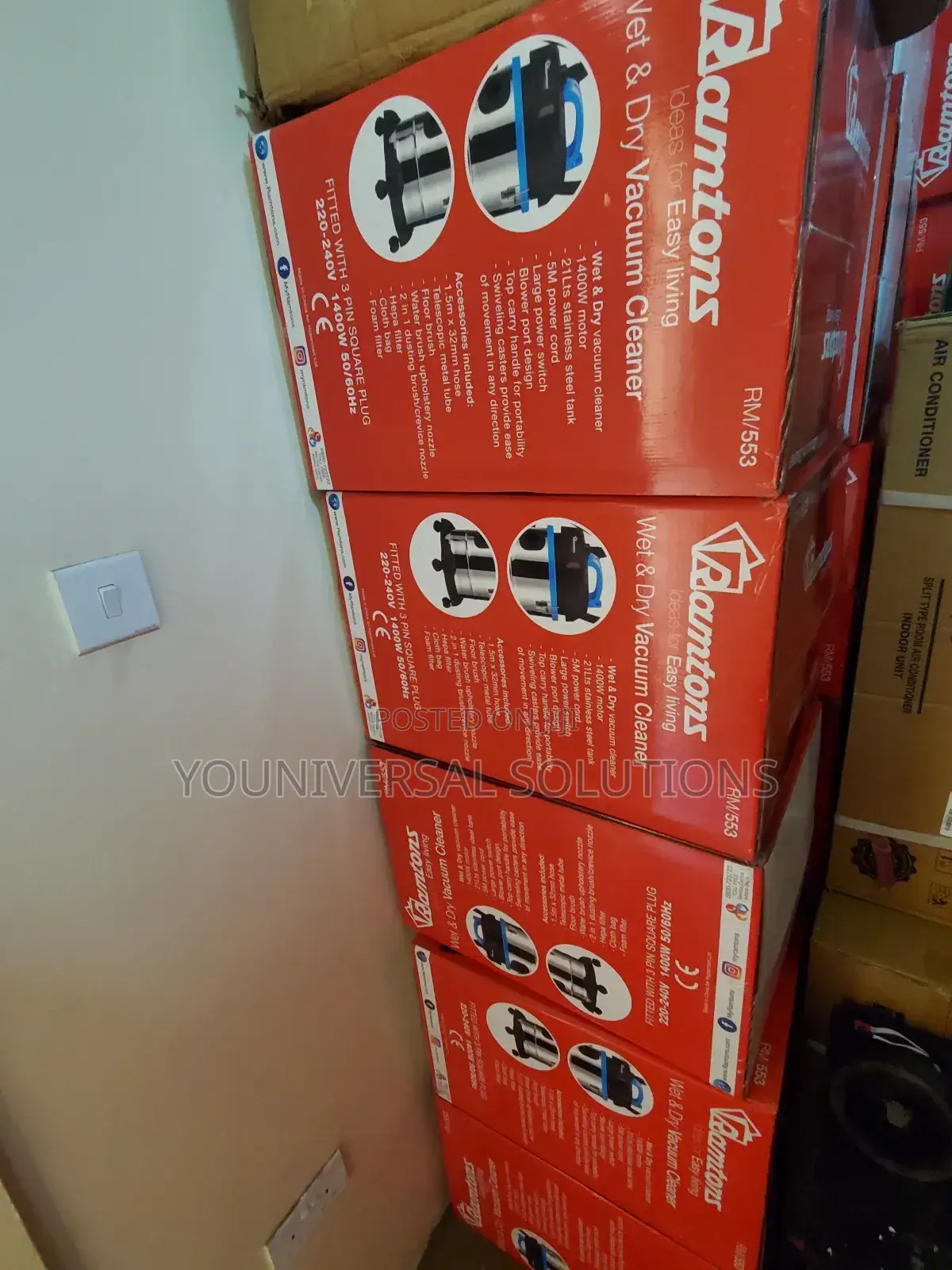 Vacuum Cleaner Wet and Dry Ramtons