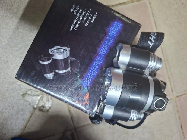 Ultra Bright 3-led Headlamp For Camping & Night Work