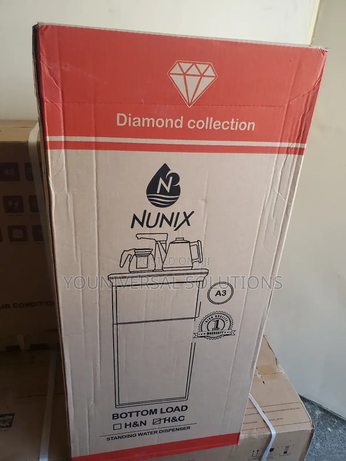 Bottom Load Water Dispenser With Voice Recognition Nunix Hot and Cold