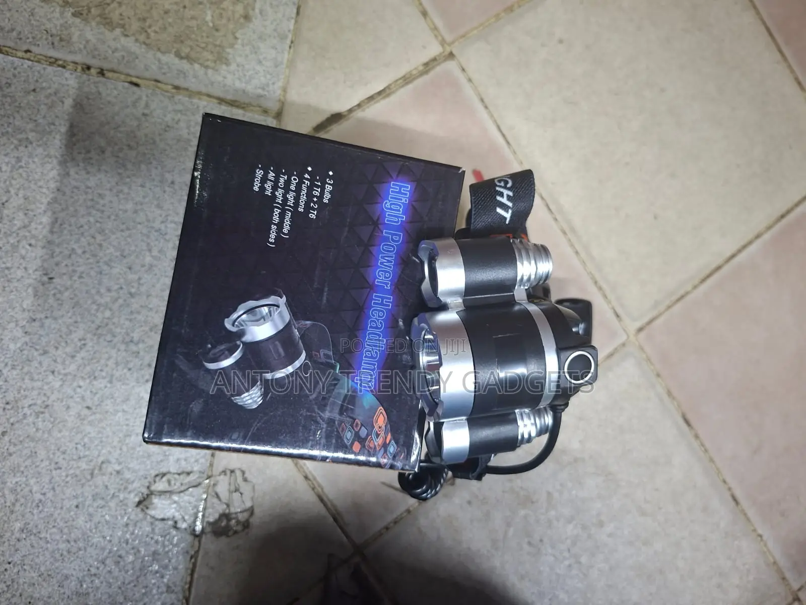High Power Waterproof Led Headlamp For Hiking & Fishing