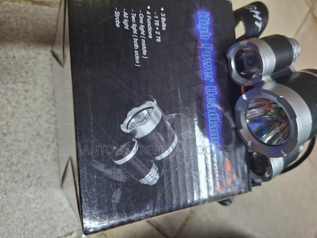 Rechargeable High Power Led Headlamp, Ultra Bright 3-led Headlamp