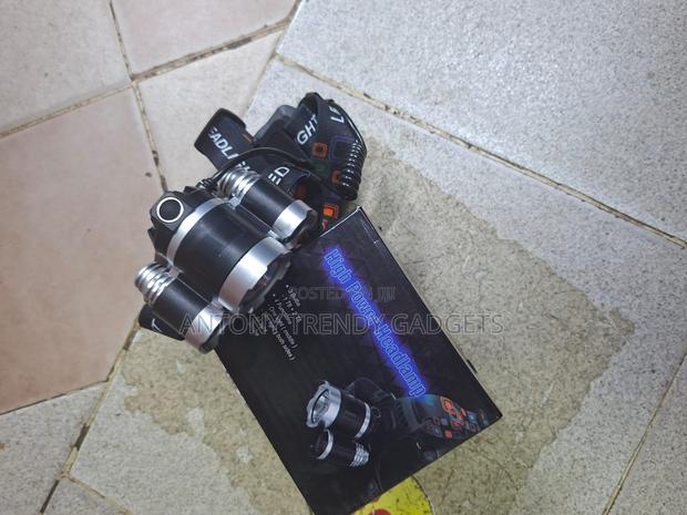 Rechargeable High Power Led Headlamp, Ultra Bright 3-led Headlamp - thumbnail 3
