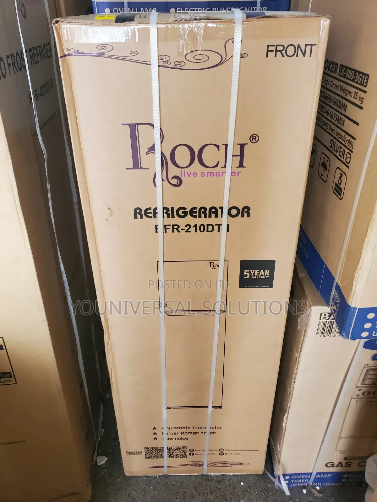 Fridge Roch RFR-210-Dt-I 2 Door 168 Litres
