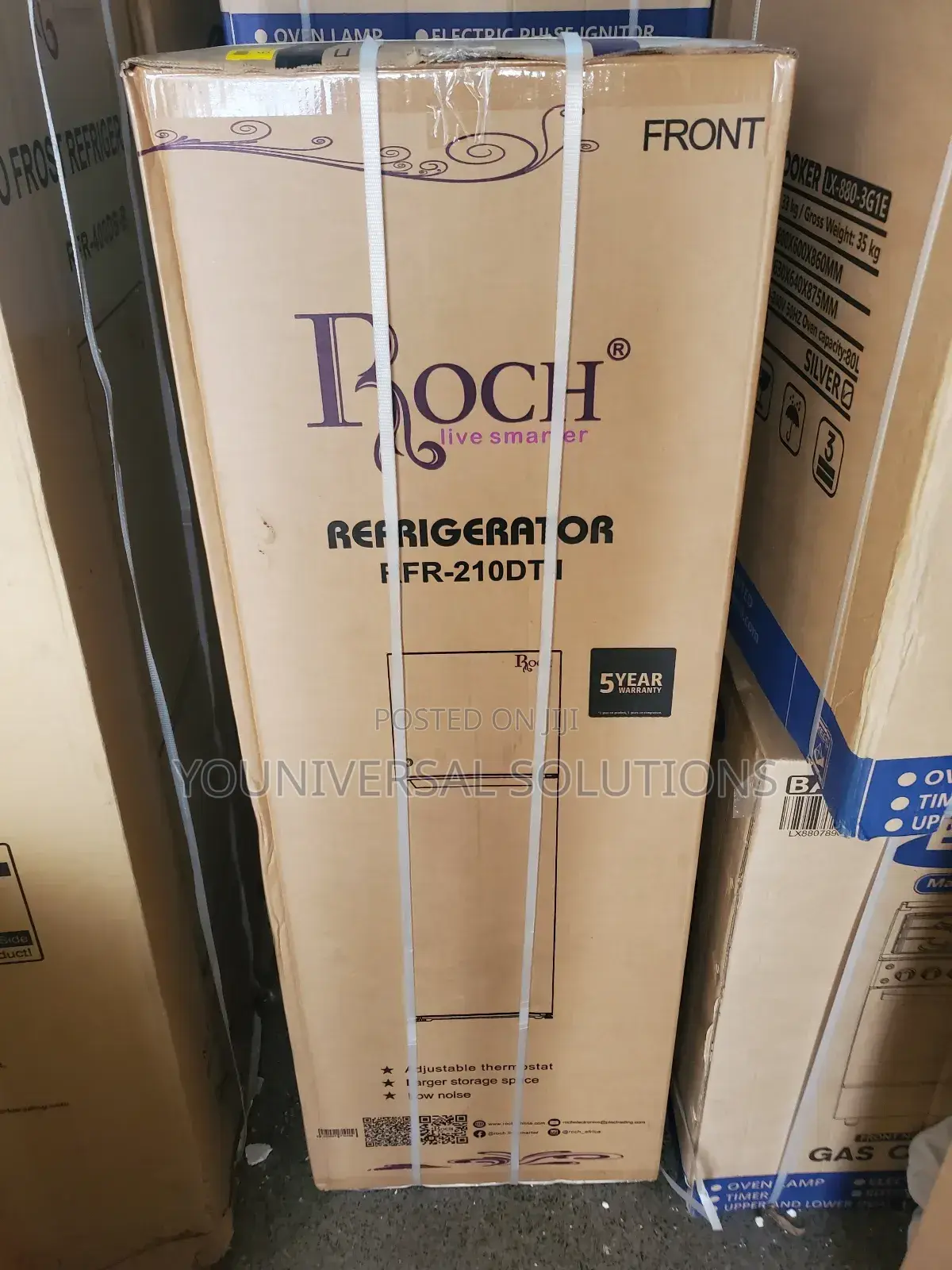 Fridge Roch RFR-210-Dt-I 2 Door 168 Litres