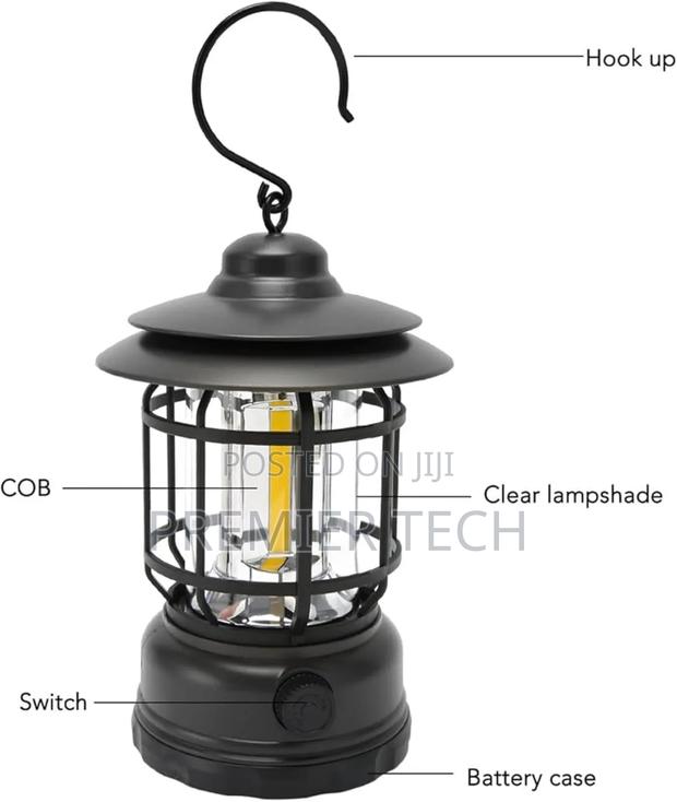 Rechargable Dimmable Camping Lamp - main view