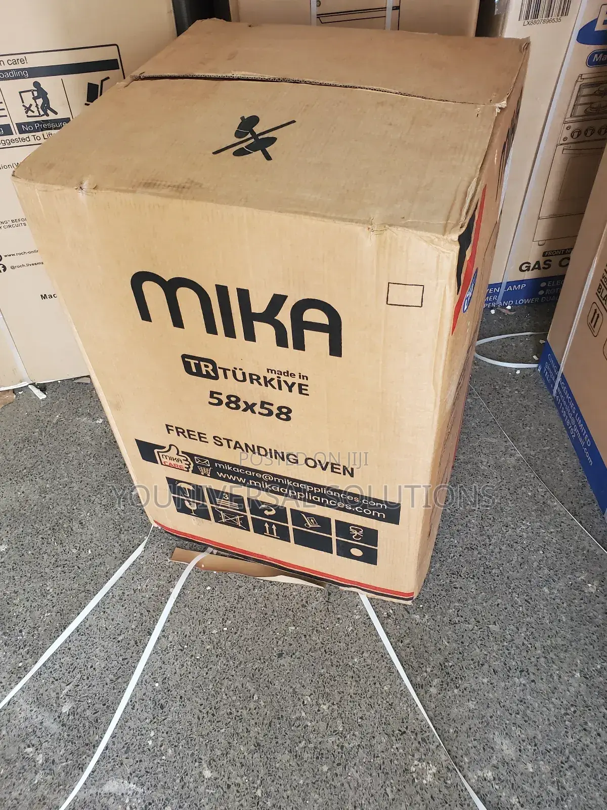 Standing Cooker 58 X 58 Cm 3gas + 1electric Mika