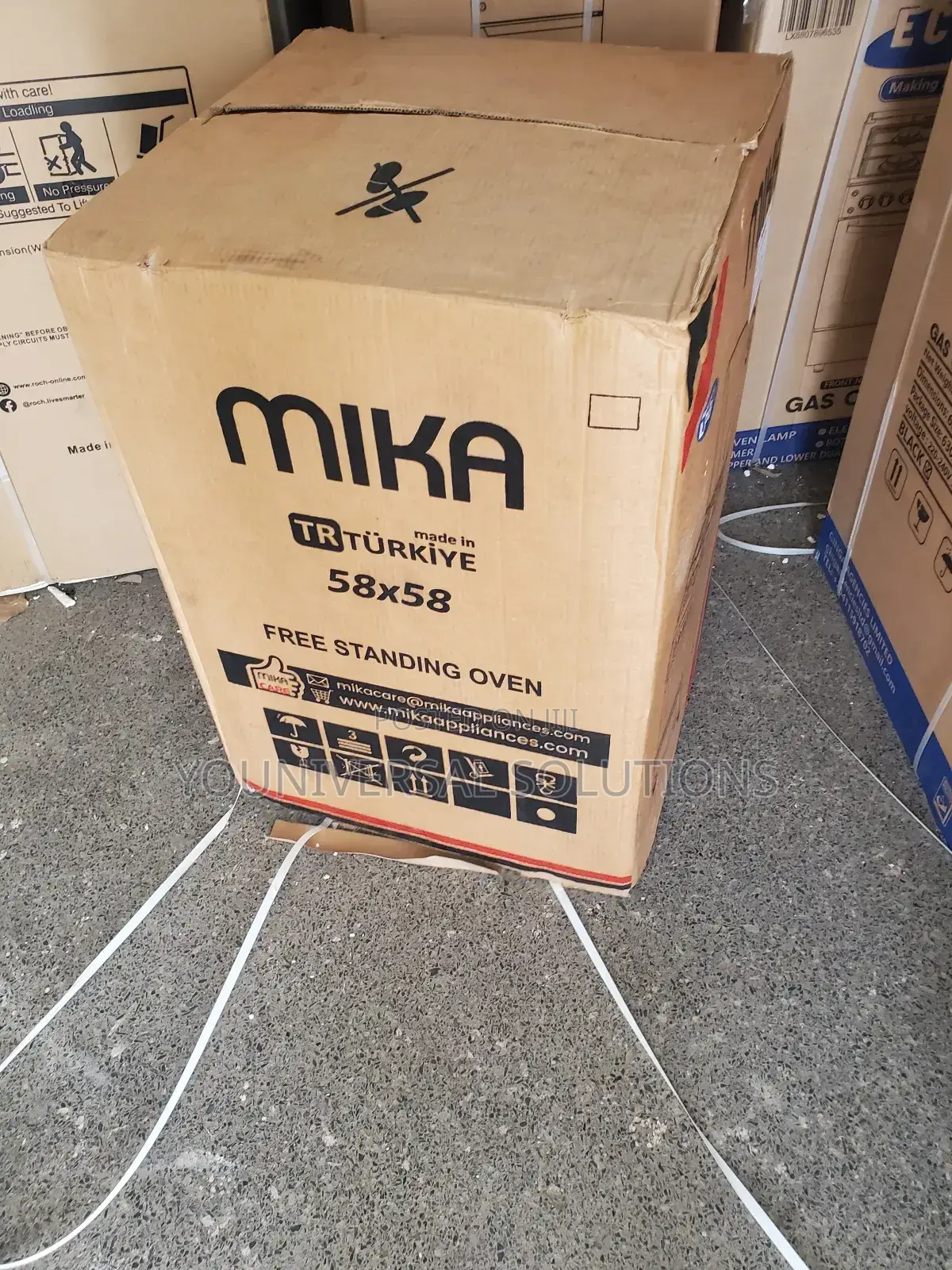 Standing Cooker 58 X 58 Cm 3gas + 1electric Mika