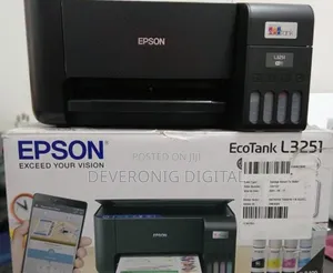 Epson Ecotank L3251 A4 Wifi Wireless All in One Ink Tank Printer
