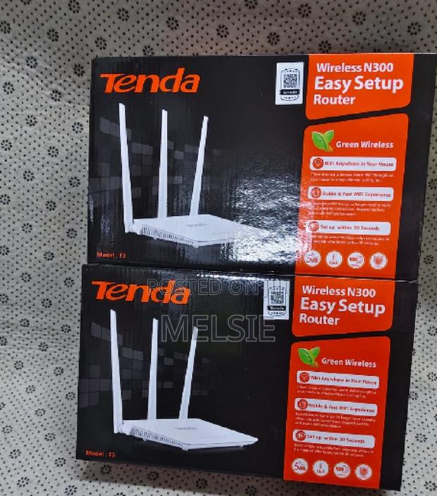 Tenda F3 Wireless Router Great Performance, Coverage, and Ease of Use.