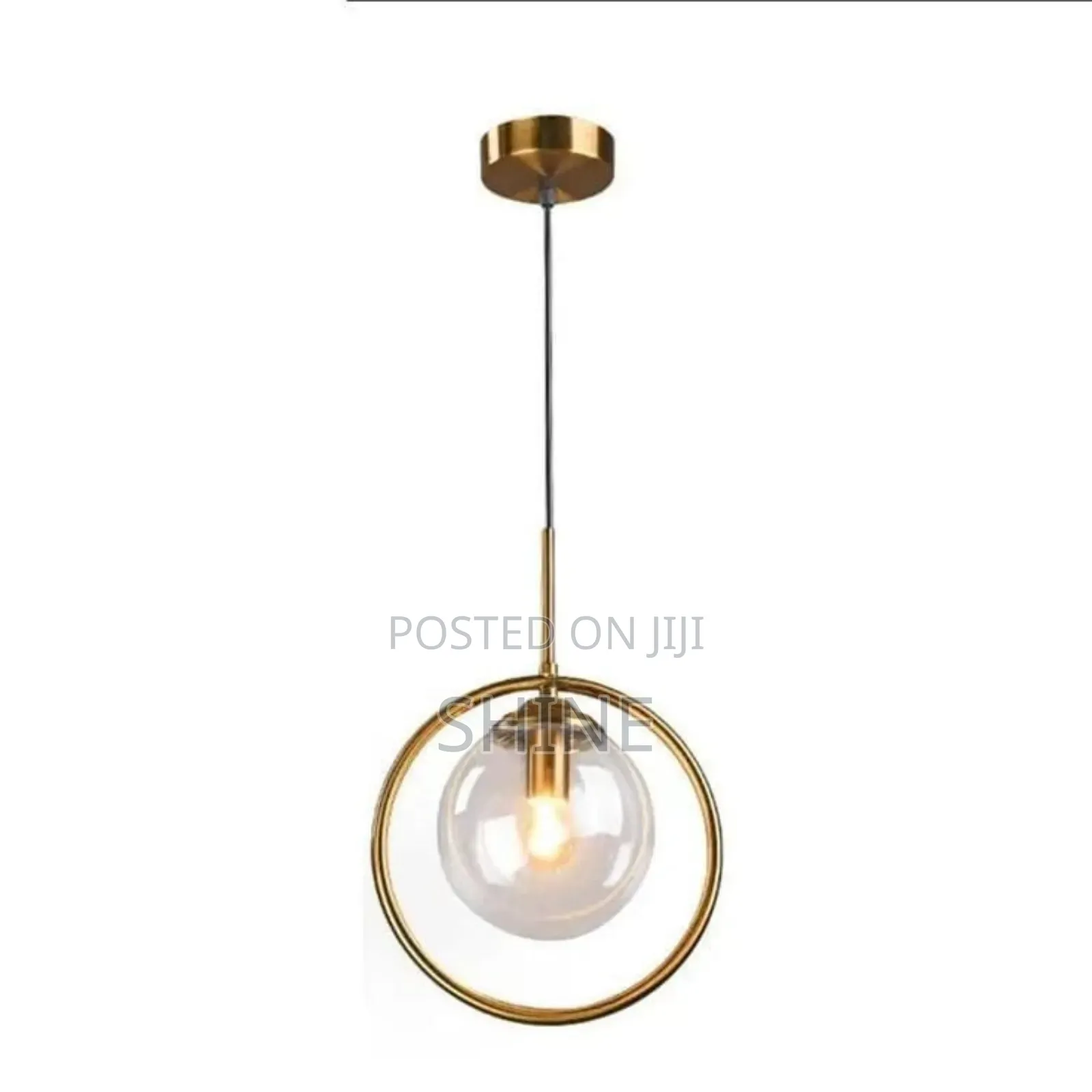 Ring Glass Pendant Light