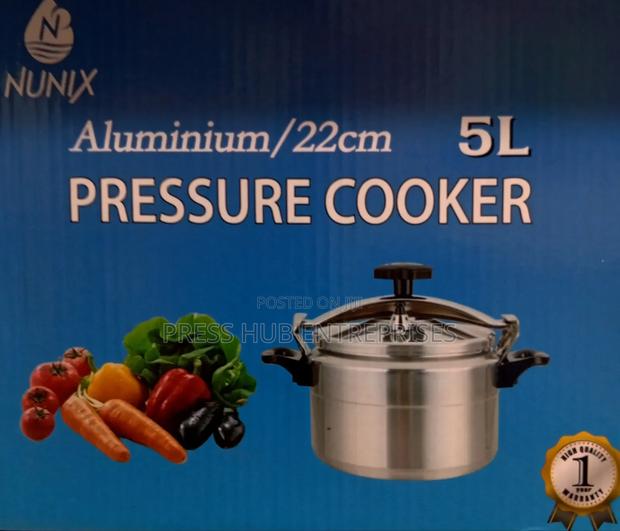 Nunix 5l Aluminium Pressure Cooker  - main view