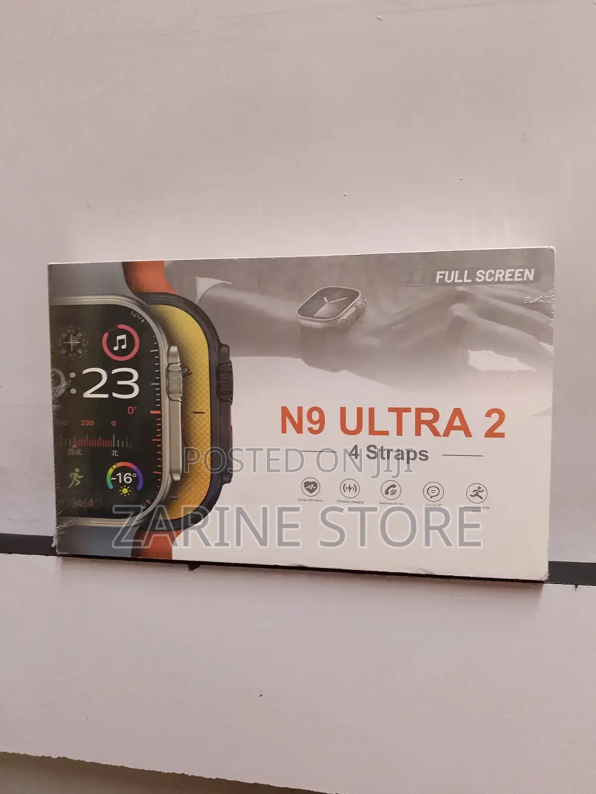 N9 Ultra 2 Full Screen Smart Watch With 4 Straps Wireless Charging