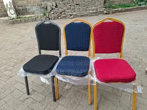 Executive Conference Chair in Blue and Red