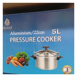 Nunix 5l Aluminium Pressure Cooker.