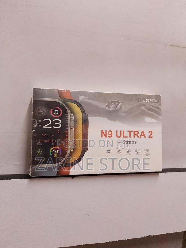 Hand Smart Watch N9 Ultra 2 With 4 Different Colour Straps