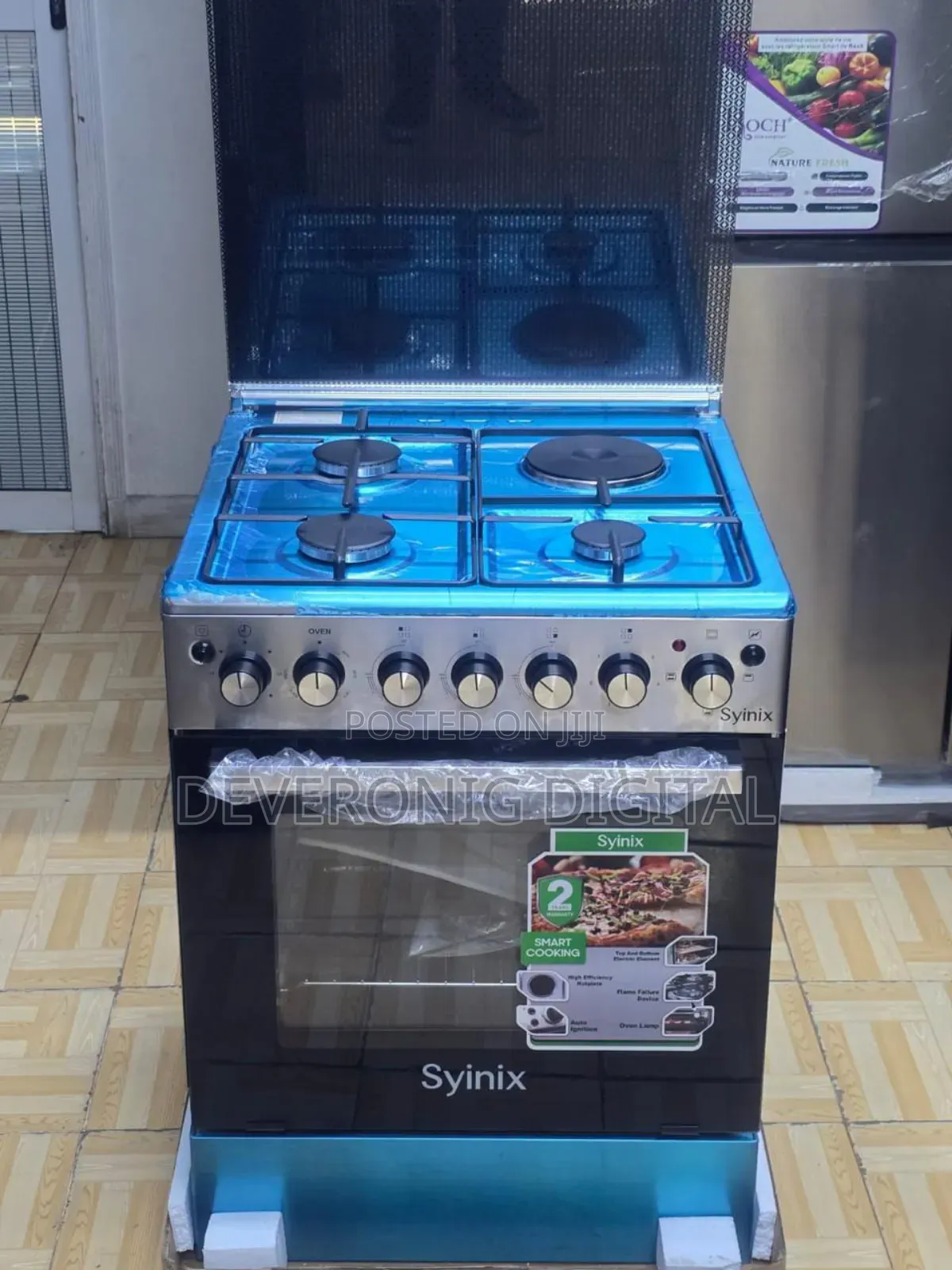 Syinix 60 by 60 3+1. Cooker Electric Cooker