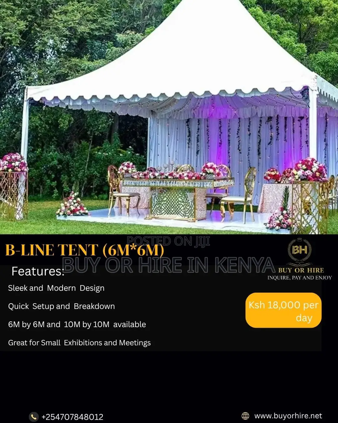 B-Line Tent 6m*6m