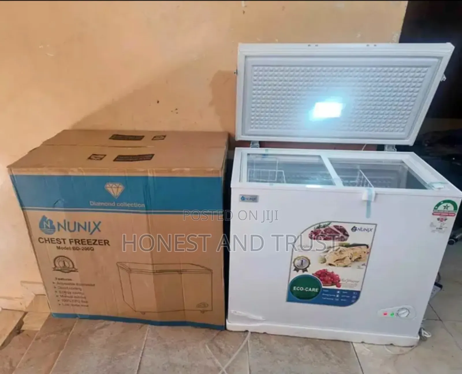 Nunix Freezer White Aesthetic Bd 100