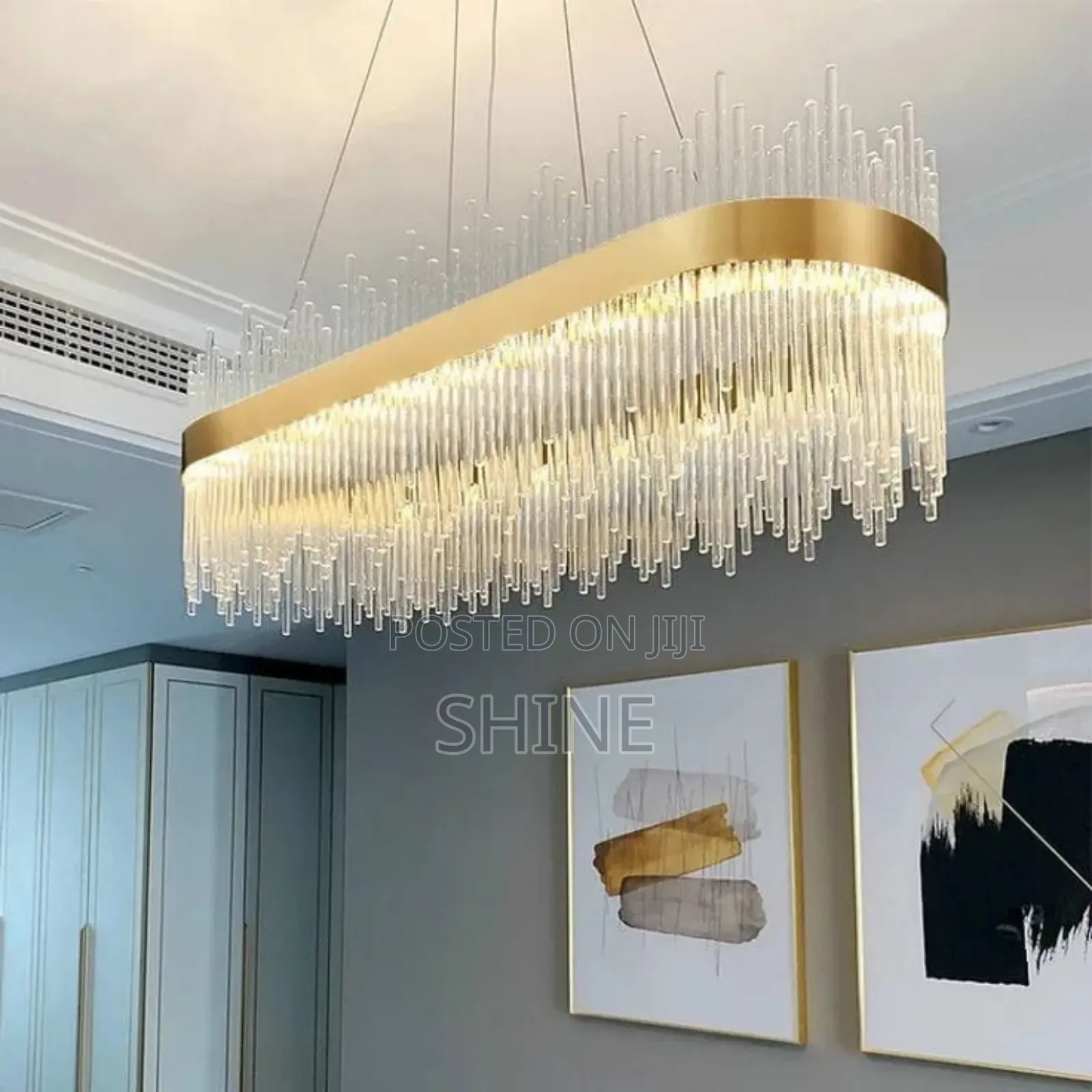 Modern Glass Crystal Chandelier