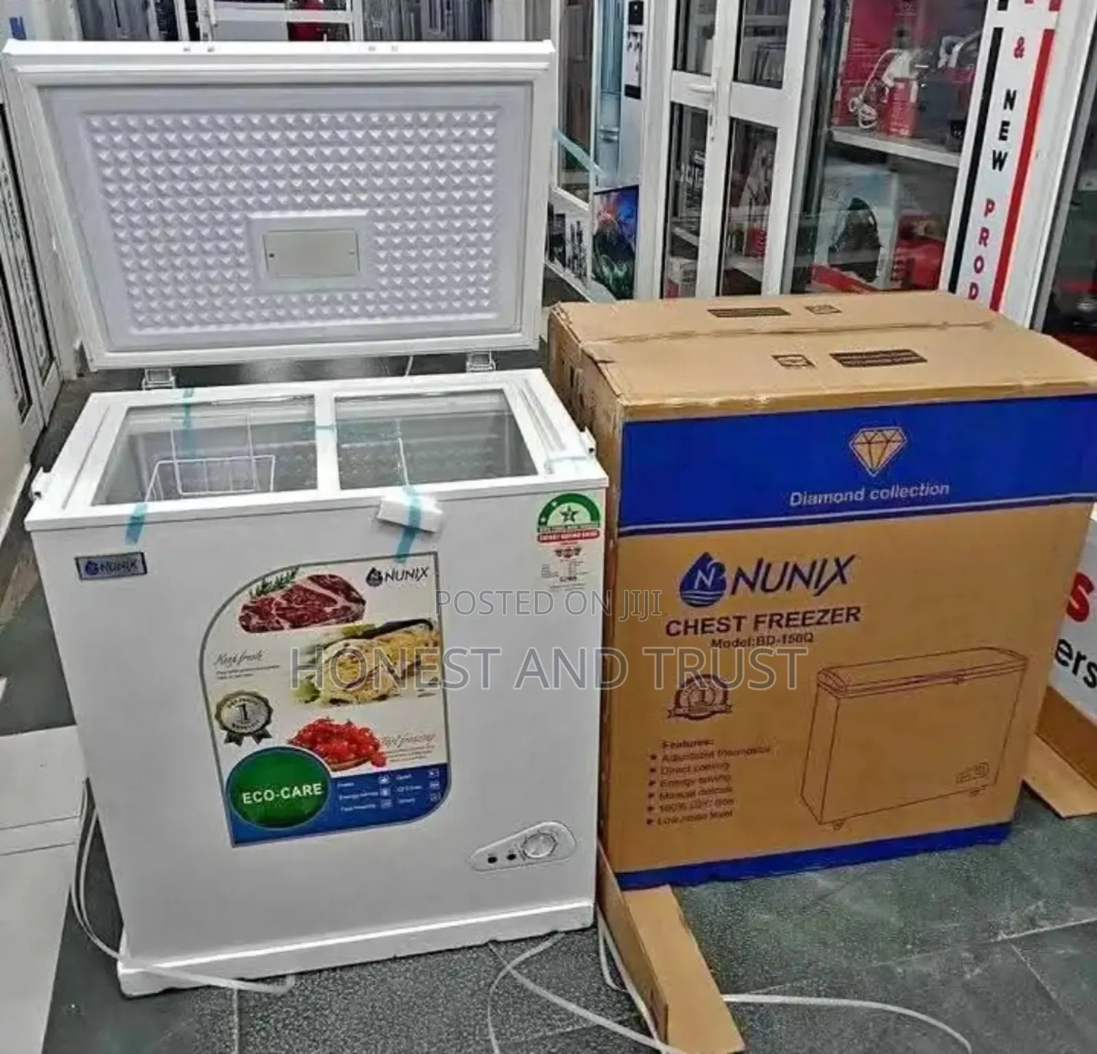 Bd 150litres White Aesthetic Freezer