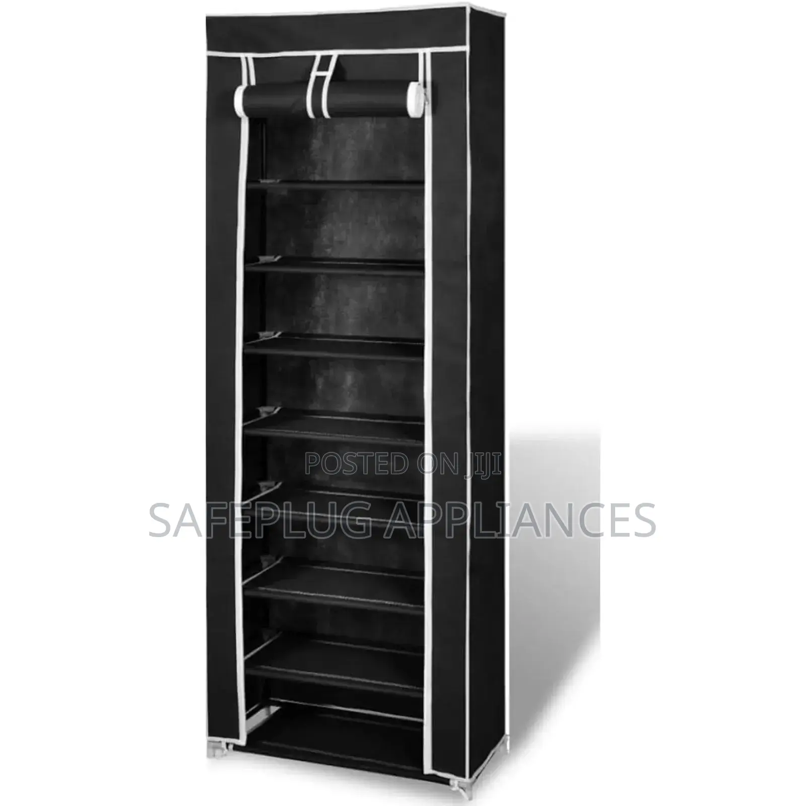 Premium Shoe Display Rack | 10 Layers With Elegant Cover
