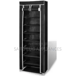 Premium Shoe Display Rack | 10 Layers With Elegant Cover