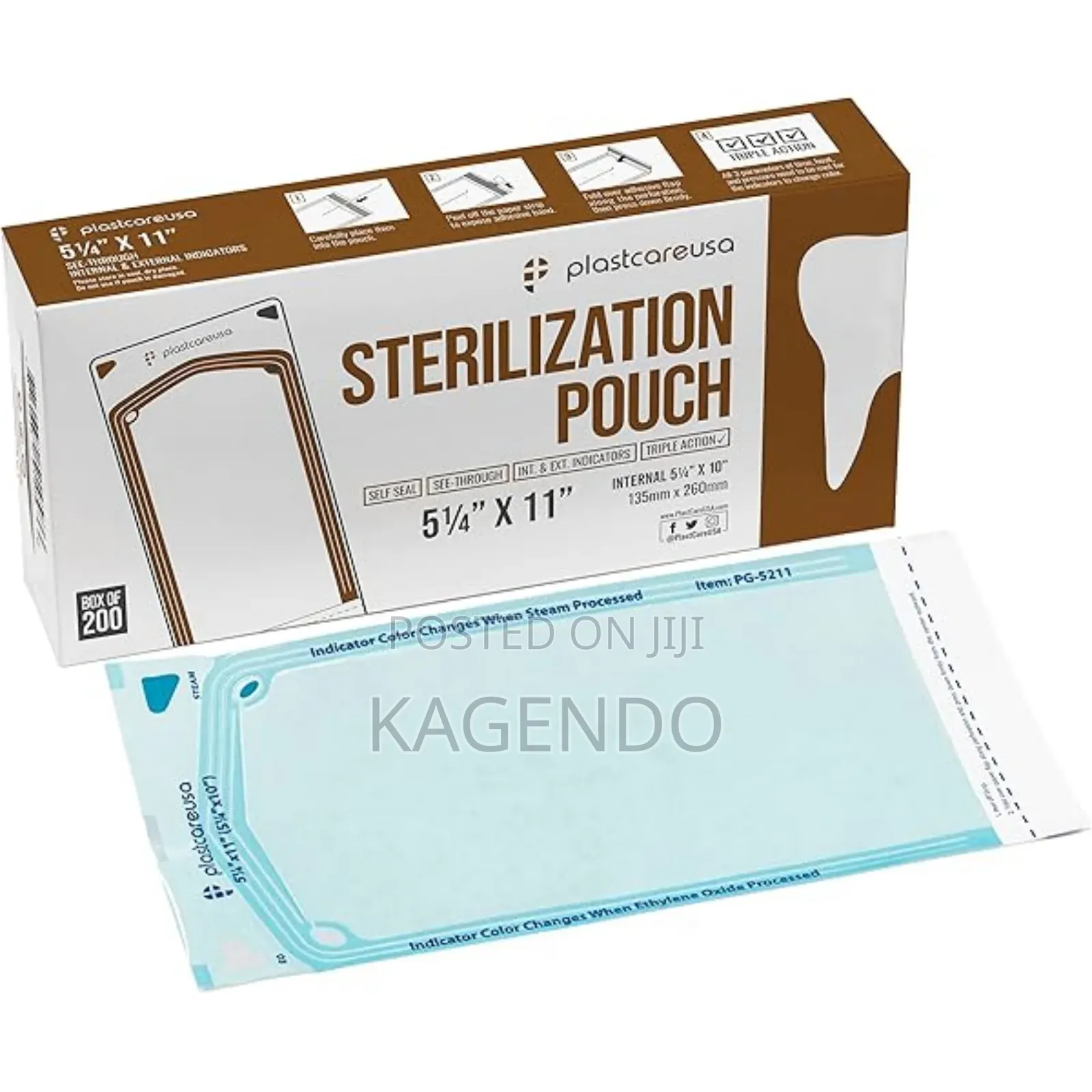 Sterilization Pouches 5.25 X 11 Inches – Medical Sterile Packaging